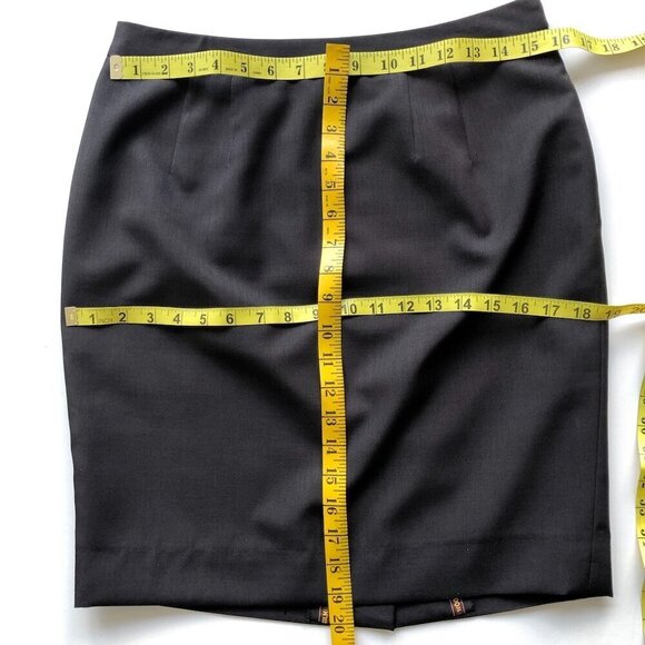 VALENTINO CHRISTY PARIS Women 3 Piece Custom Made Suit  Dark Grey  Black Line SM - Picture 15 of 16